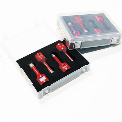 4 pak 12mm Vacuüm Gesoldeerd Diamond Core Bits M14 voor Tegel met Plastic Doos