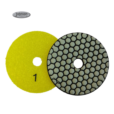 Duurzame 4 Duim 3 Staphaak en Lijn Droog Diamond Polishing Pads For Concrete